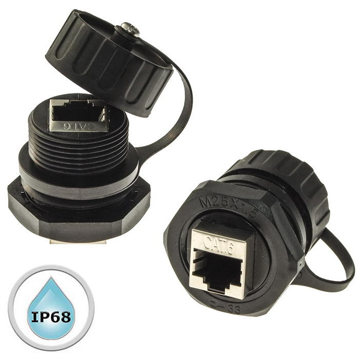 RJ45M25Z0-6BG, Разъем герметичный - изображение 1