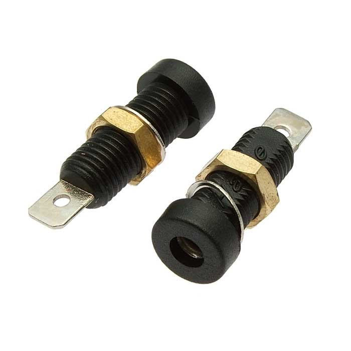 Z032 4mm Socket BLACK, Клемма - изображение 1