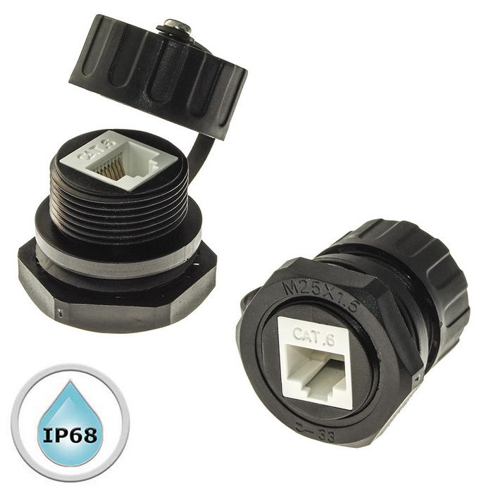 RJ45M25Z0-6AG, Разъем герметичный - изображение 1
