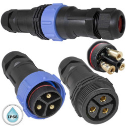 SZC-450-3P IP68 (250V 52A), Разъем герметичный