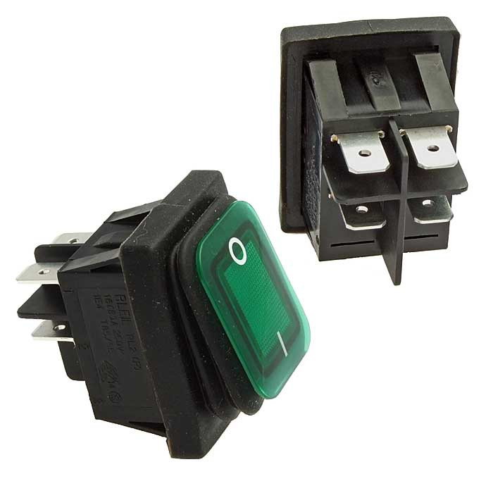 SB092 IP65 on-off 22x30mm, Переключатель - изображение 1