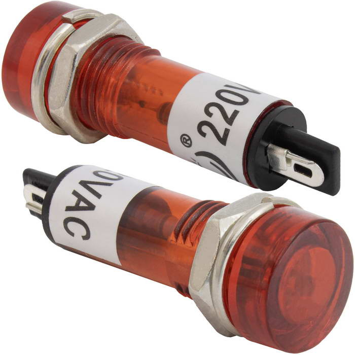 N-805-R 220V, Лампа неоновая в корпусе - изображение 1