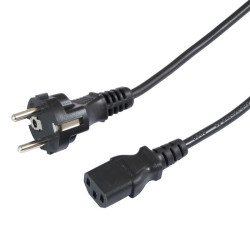ПВС-АП S22DC13 3х0.75 1.8м(ч), Сетевой шнур