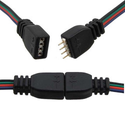 LED4P black 0,3 m, Светодиодная лента