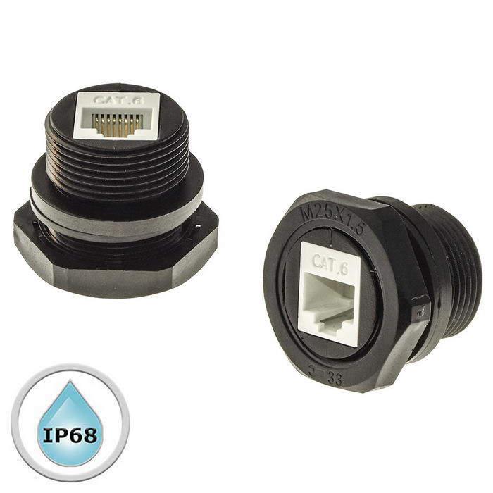 RJ45M25Z0-6A, Разъем герметичный - изображение 1