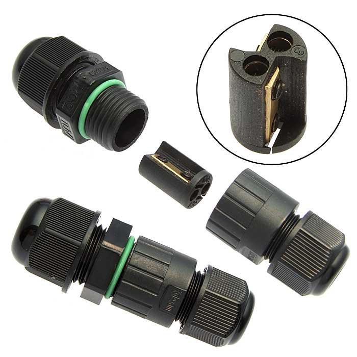 SZC-2-M16 (d=4-7mm) IP67 250V/10A, Разъем герметичный - изображение 1
