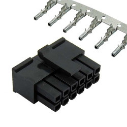 MMF-2x6F pitch 3.0 mm + Terminal, Разъем
