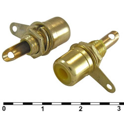 7-0234Y GOLD / RS-115G, Разъем RCA