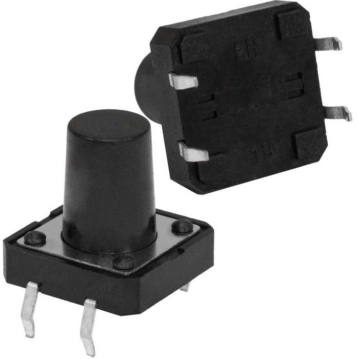 KAN1211-1201B 12x12x12 mm, Кнопка тактовая - изображение 1