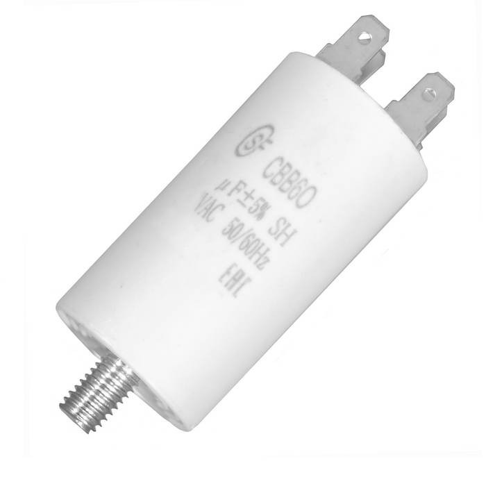 CBB60 10uF 450V SCREW (SAIFU), Конденсатор - изображение 1