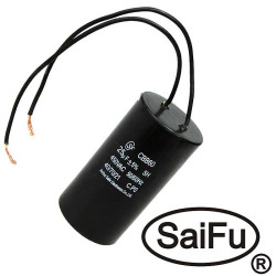 CBB60 25uF 450V WIRE (SAIFU), Конденсатор