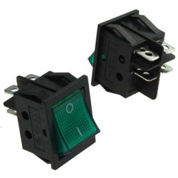 KCD4-201N-C3-G/4P, Переключатель ON-OFF 4 контактов (15A 250VAC)