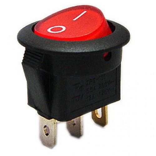 KCD5-102-2-C3-R/3P, Переключатель ON-ON 3 контакта (3A 250VAC) - изображение 1