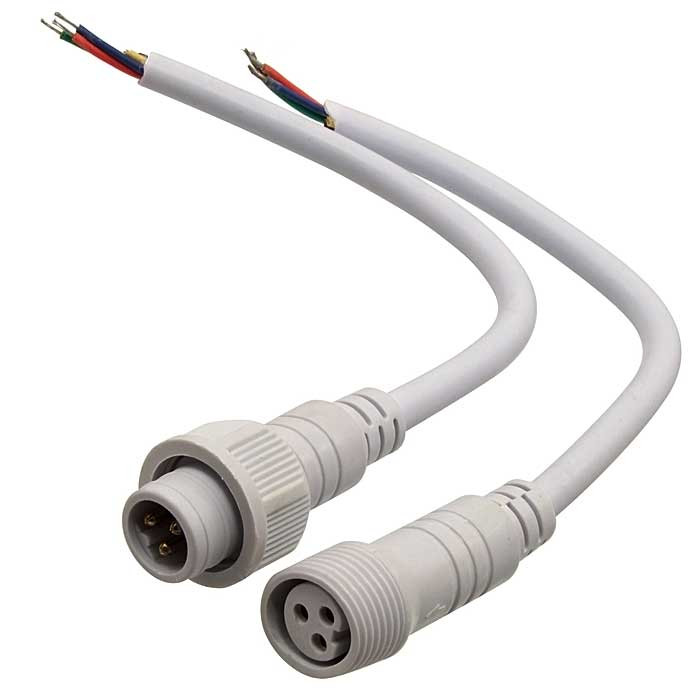 3pin WP L=40 D=21.5mm 3*0.3mm2, Разъем герметичный - изображение 1