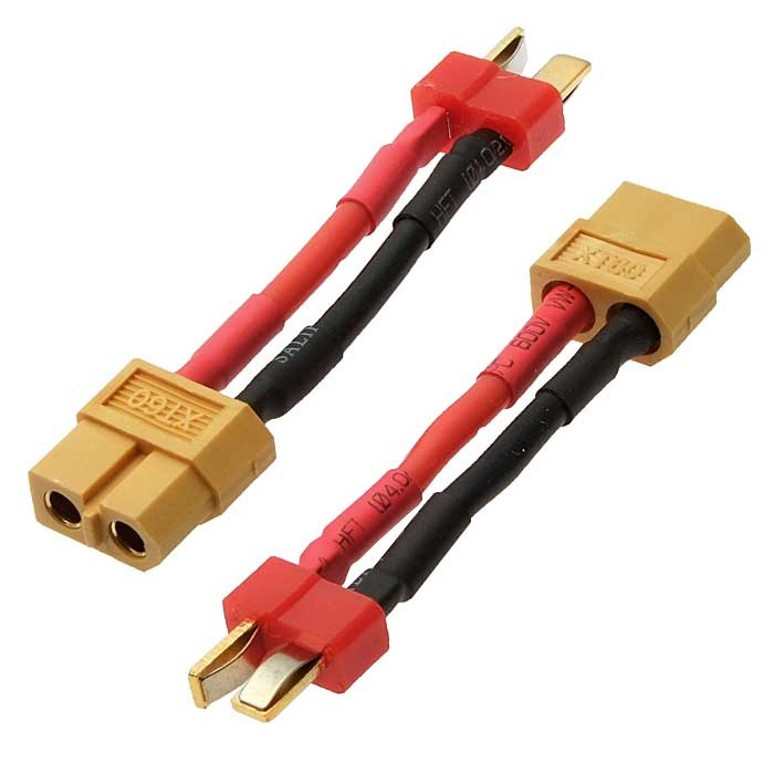 XT60 F to Deans M 14AWG 4CM, Разъем - изображение 1