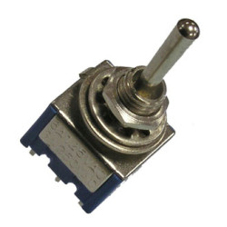 MTS-223, Тумблер (ON)-OFF-(ON) 250V 3A без фиксации