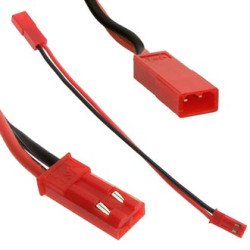 Разъем JST-PLUG папа-мама с проводом 22AWG, шнур переходный (10 см)