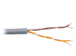 Кабель витая пара PRO connect UTP 2PR 24AWG, CCA, CAT5e, PVC, серый (за метр)