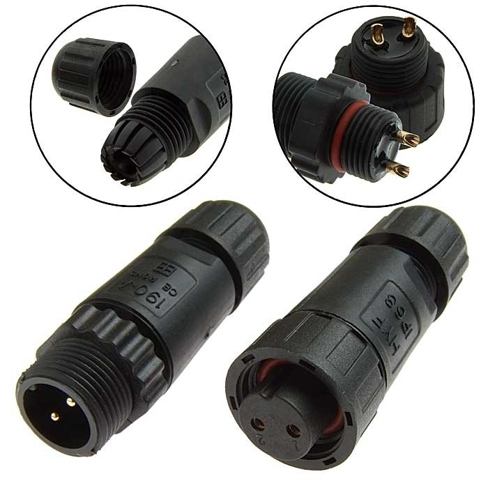 SZC-190 2pin (IP68), Разъем герметичный - изображение 1