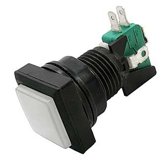 GMSI-5B-S no(nc)+nc(no) white, Кнопка тактовая на блок - изображение 1