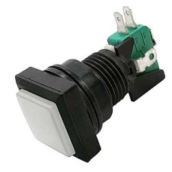 GMSI-5B-S no(nc)+nc(no) white, Кнопка тактовая на блок