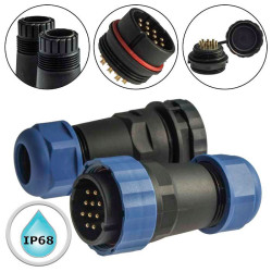SZC28 10P-F-M, Разъем герметичный