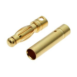 Plug 4.0 M+F, Разъемы для RC моделей (комплект)