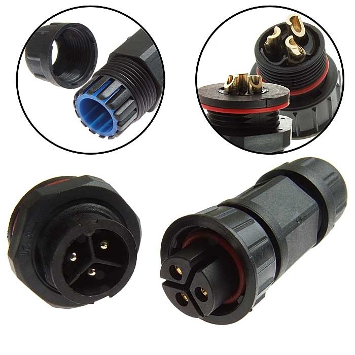 SZC-280 3pin (IP68), Разъем герметичный - изображение 1
