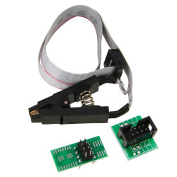 Зажим-переходник (прищепка) SOIC-8 на DIP-8 для программатора CH341A