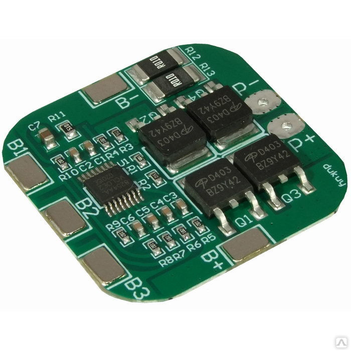 Плата BMS для Li-ion батареи (4S, 20A) - изображение 1