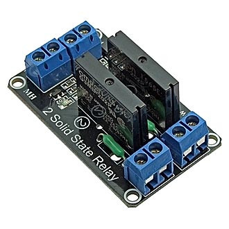 Solid-state relay shield (2 канала), модуль твердотельного реле 2-х канальный - изображение 1