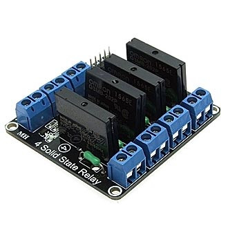 Solid-state relay shield (4 канала), модуль твердотельного реле 4-х канальный - изображение 1