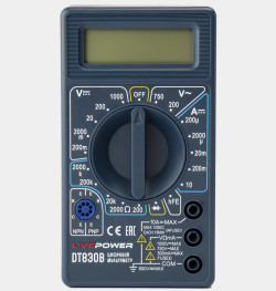 DT830B, Мультиметр цифровой универсальный