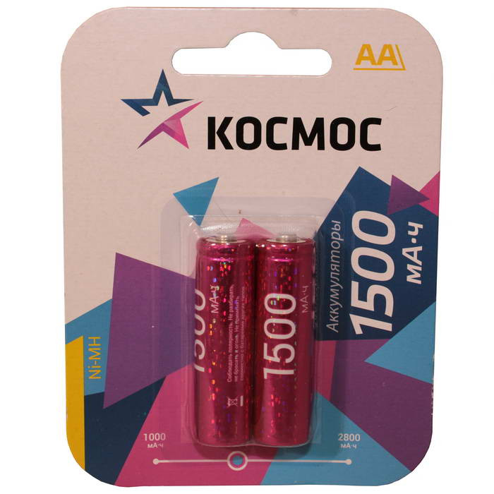 Космос R6 NI-MH (1500mah), Аккумулятор - изображение 1
