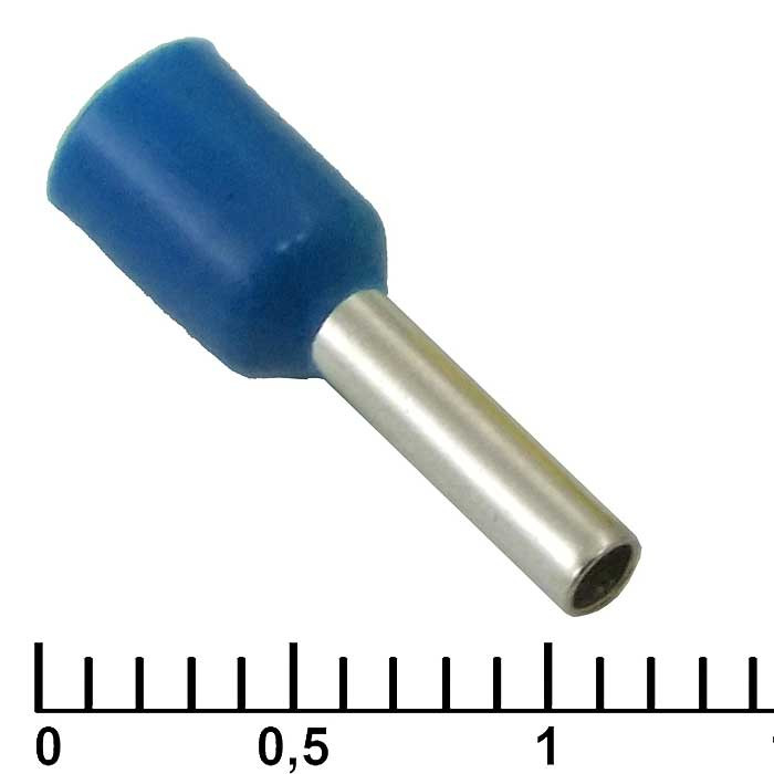 DN01508 blue (1.7x8mm), Кабельный наконечник - изображение 1