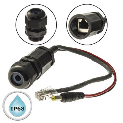 RJ45M20L25-5POE, Разъем герметичный
