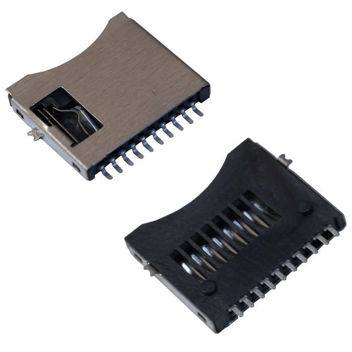 microSD SMD 8pin, Держатель карт - изображение 1