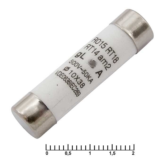 10A 500V 10x38mm, Предохранитель - изображение 1