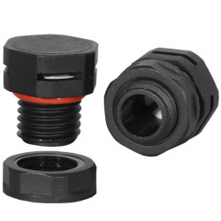 M12X1.5 PA66 BLACK, Клапан