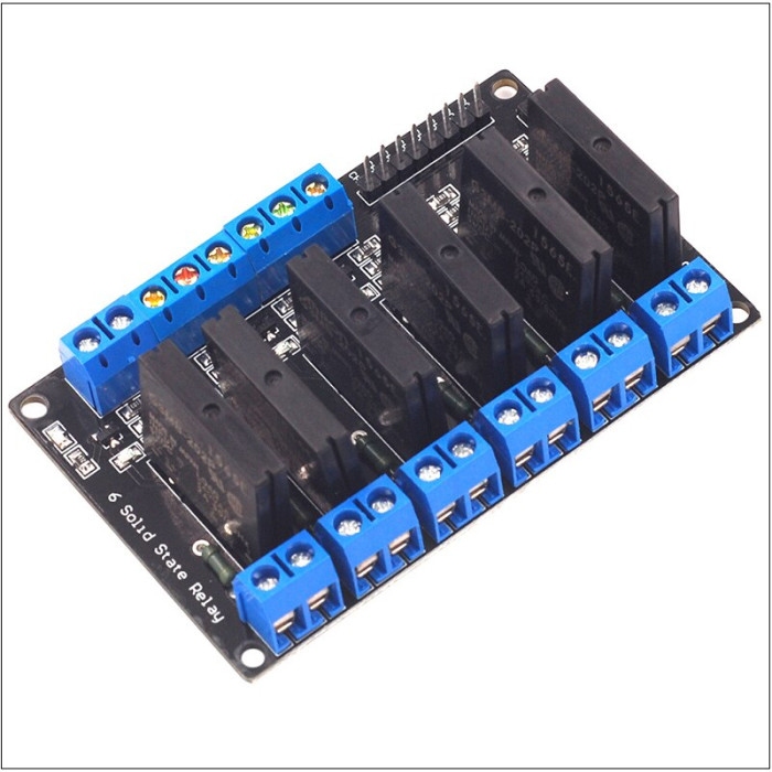 Solid-state relay shield (6 каналов), модуль твердотельного реле 6-ти канальный - изображение 1