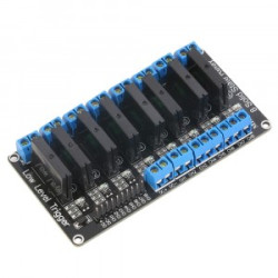 Solid-state relay shield (8 каналов), модуль твердотельного реле 8-ми канальный