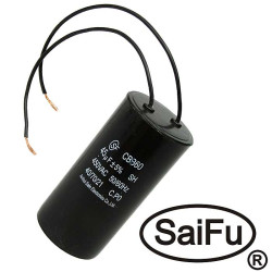 CBB60 45uF 450V WIRE (SAIFU), Конденсатор