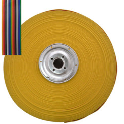 RCA-20 color, Кабель плоский (Шлейф) 1.27 мм, 20 жил (за метр)