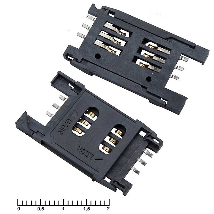ICA-501-006 (KSI-06211-AP) 6PI, Держатель карт - изображение 1