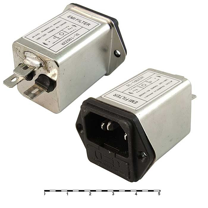 DL-10DZ2R 10A. 250V, Фильтр сетевой - изображение 1