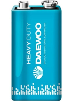 Батарейка КРОНА, DAEWOO Heavy duty 9В (солевая)