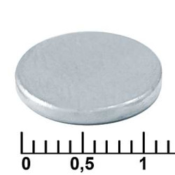 D 12x1.4 N35, Магнит неодимовый дисковый 12x1.4 мм
