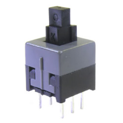 PB22E09, кнопка миниатюрная без фиксации, 8,5x8,5x14 mm