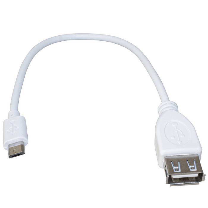 USB2.0 A(f)-micro USB B(m) W 0.2m, Компьютерный шнур - изображение 1