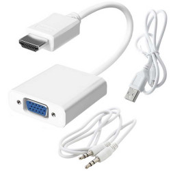 HDMI (m)-VGA (f)+AUX Power, Разъем